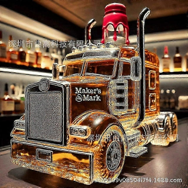 New Whiskey Glass Decanter, Halloween Fun Whiskey Bottle, Home Bar Decoration A65