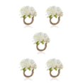 thumbnail image 3 of Anillo de Servilleta Bewildely Flores Artificiales 6 Piezas Colorido, 3 of 6
