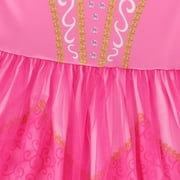 Jurebecia Princess Dress up Clothes for Girls Princess Costume Toddler Kids Birthday Fancy Party Halloween 3-4 Years