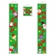 thumbnail image 1 of Toystoory 2 piezas de pancartas colgantes de Feliz Navidad, carteles de bienvenida para el porche, vacaciones en casa, decoración de cumpleaños de Año Kits de decoración para fiestas Verde Toystoory HA010416-02B, 1 of 6