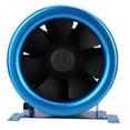 thumbnail image 3 of 8in Adjustable Speed Controller Duct Fan for Hotels Rooms 75W 3800 RPM 1205m H 710CFM AC220V, 3 of 14