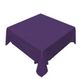 thumbnail image 6 of Tchckioa Solid Color Square Tablecloth,Waterproof Table Cloth for Kitchen,52x52 Inch,Dark Purple, 6 of 6