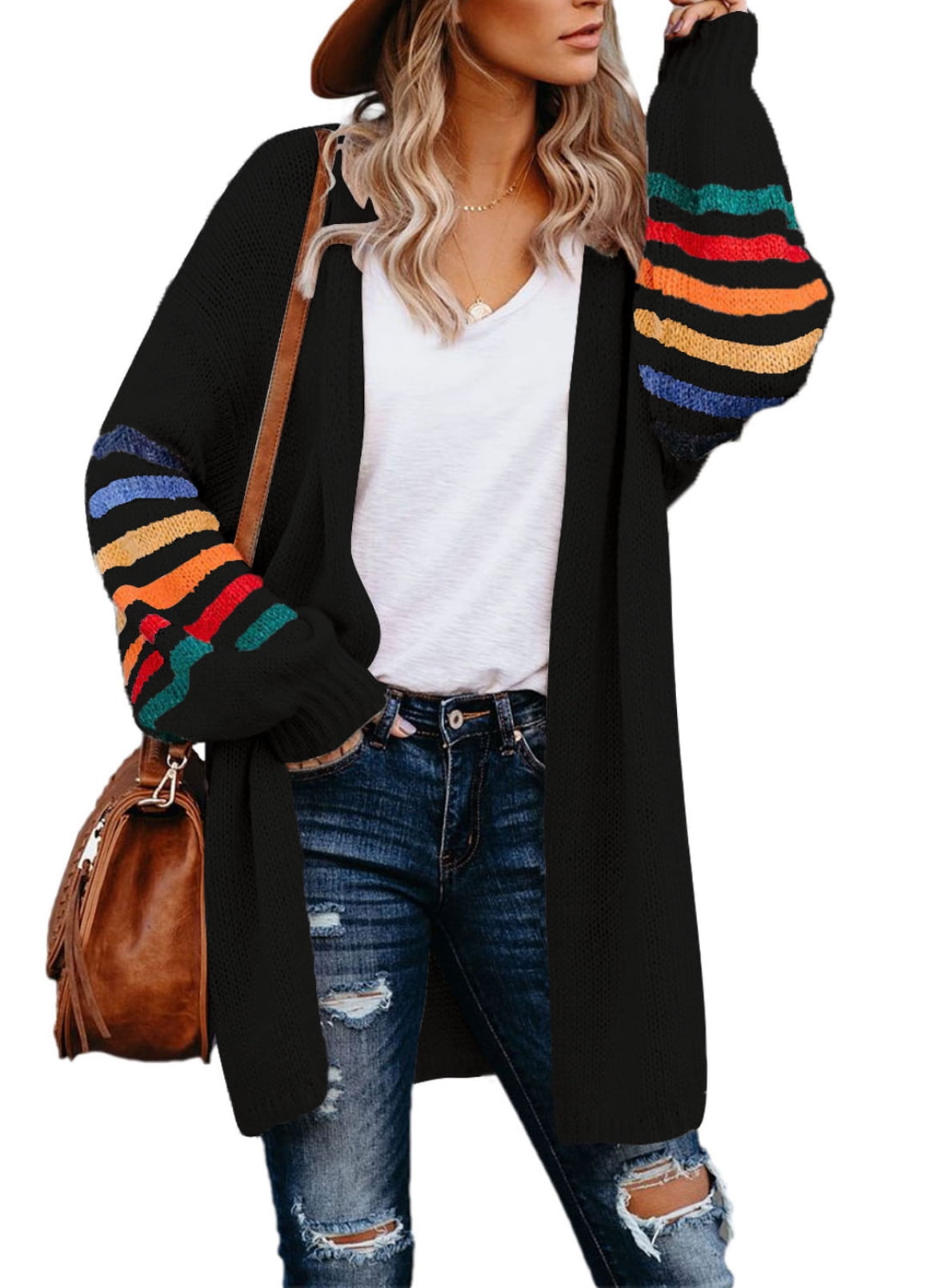 Aleumdr Womens Petite Sweater Coat 