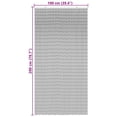 thumbnail image 4 of vidaXL Rideau de Porte Anti-Insectes Imprimé Palmier 100x200 cm Bambou, 4 of 5