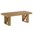 thumbnail image 2 of Demi Bonn 62" Large Wooden Computer Desk, Office Writing Table, Spacious Workstation for Home Office, Brown, 2 of 6