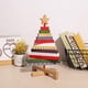 thumbnail image 4 of Árbol de Navidad decorativo de madera multicolor ajustable de 11" para mesa, 4 of 4