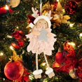 thumbnail image 2 of Gibobby Adornos de muñecos de peluche para decoraciones para árboles de Navidad Amuletos colgantes Adornos para árboles de Navidad Decoraciones(Rosa), 2 of 5
