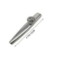 thumbnail image 3 of PVCS Metallo Kazoo Armonica A Bocca Bocca Flauto Partito Musicale Strumento, 3 of 4