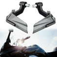 thumbnail image 4 of jiaping Motorcycle Hand Protector Deflector Handlebar Hand Brush Guards Windshield Crash Black, 4 of 8