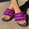 thumbnail image 1 of Moda mujer tobillo correa encaje verano diapositiva sandalias planas chanclas Shose Wmkox8yii  hj789, 1 of 5