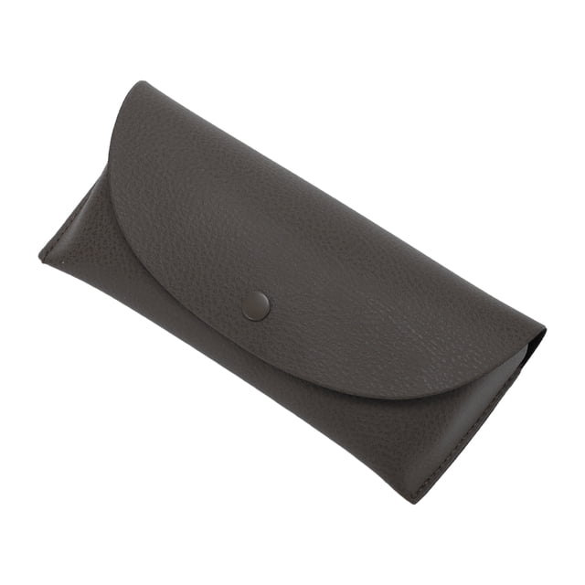 Estuche para gafas de sol con patrón de lichi de Unique Bargains, estuche portátil para gafas de sol 6.89"x2.95"x1.57" negro
