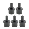 thumbnail image 1 of Conector de tubo recto de plástico con espiga de 1"x0.4" color gris, 5 piezas, 1 of 7