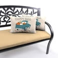 thumbnail image 2 of Jordan Manufacturing 12" x 18" Happy Fall Truck Beige Novelty Rectangular Outdoor Lumbar Throw Pillow (2 Pack), 2 of 8