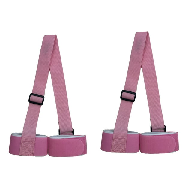 Soidarity 2 unids/set portador de hombro de esquí ajustable con EVA Premium para una amplia aplicación elástica y duradera Deportes de nieve Púrpura