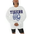thumbnail image 3 of Women's Gameday Couture White Tennessee State Tigers Big Goals Oversized Long Sleeve T-Shirt, 3 of 5