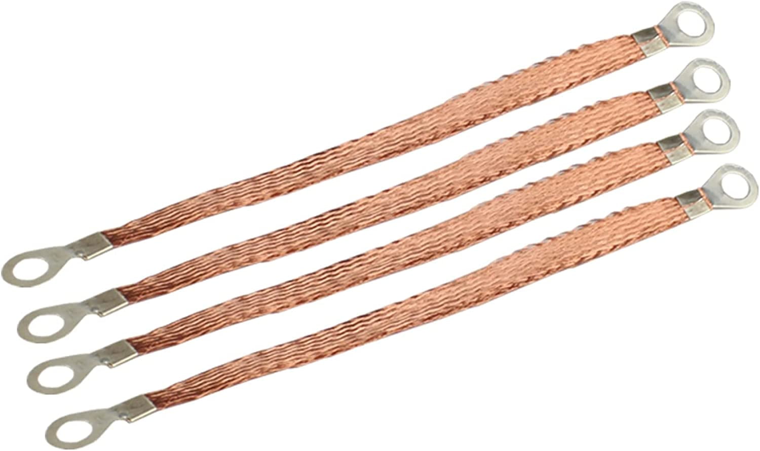 Braided Engine Ground Strap,Pure Copper Car Grounding Kit with 3/16
