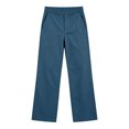 thumbnail image 6 of cfhntfmh Casual Pants for Boys Loose Fit Solid Color Elastic Waisted Straight Leg Pants with Pockets (Blue,7-8 Years), 6 of 7