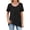 Black-#002, variant on Short Sleeve Womens Tops Crewneck Pleated Front Tunics Solid Color Dressy Casual Top Summer Loose Business Clothes 2026,Camouflage green 2XL
