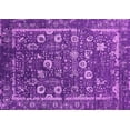 thumbnail image 1 of Ahgly Company Machine Washable Indoor Rectangle Oriental Pink Industrial Area Rugs, 2' x 4', 1 of 4