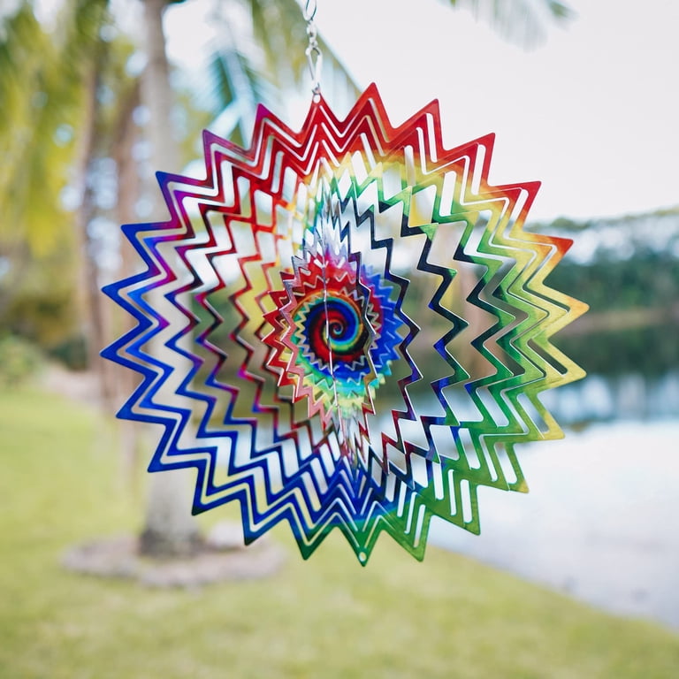 Cometa De Pez Arcoíris De 9KM Y 32 Pulgadas, Spinner De Pca Con Manga De Viento, Decoración De Jardín, Spinner En Piral, Cometa Inflable Suave Para Pectáculo Para Ftival De Cometas