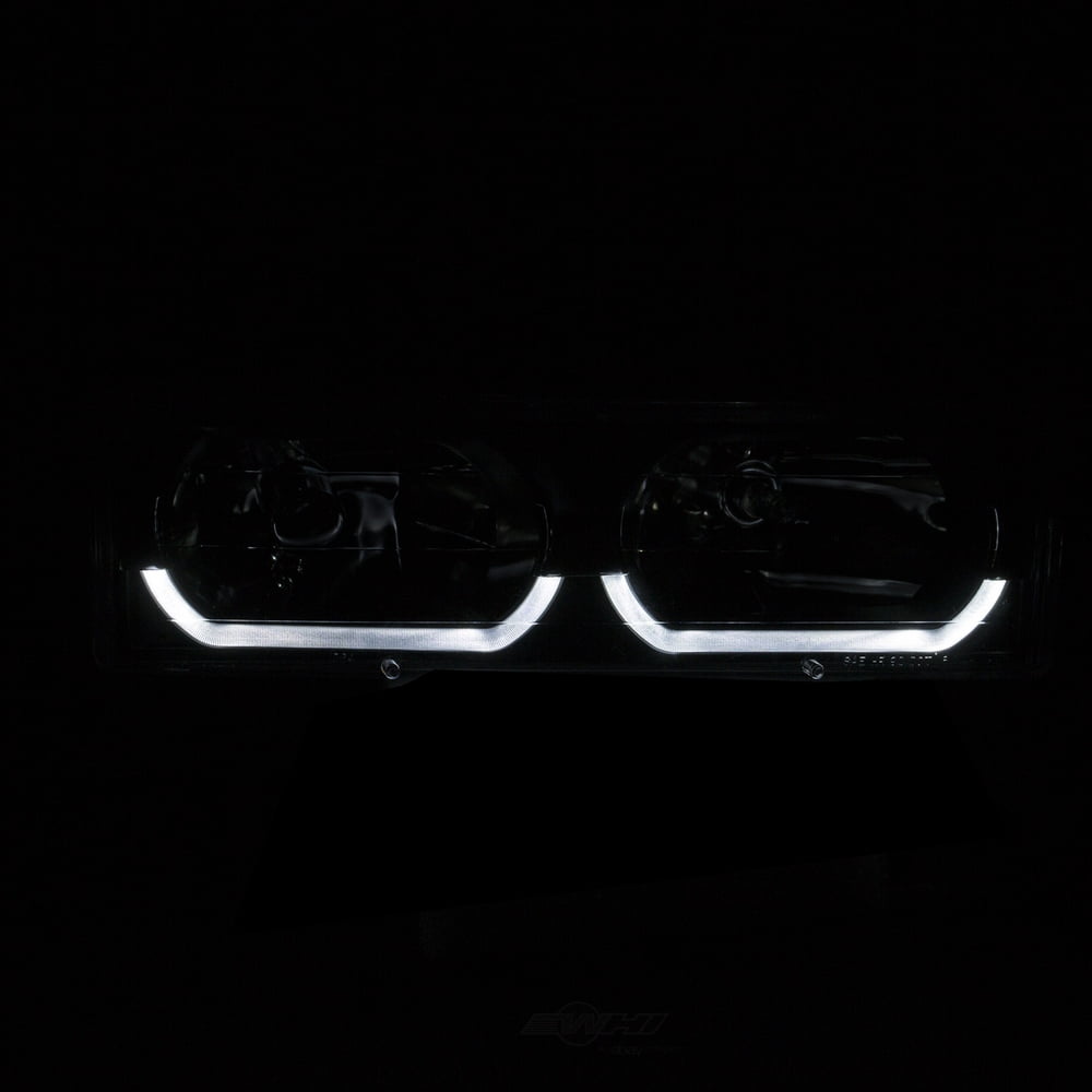 Anzo Crystal Headlights with Low-Brow (Chrome) - 111300 Fits select: 1988-2000 CHEVROLET GMT-400, 1995-1999 CHEVROLET TAHOE