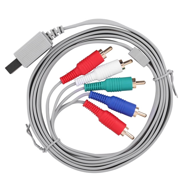 Adaptador de audio y vídeo AV de alta definición, cable componente HDTV para consola de juegos Wii U