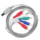 thumbnail image 1 of Cable AV de audio y vídeo de componentes HD de alta definición para Wii U Nuevo, cable de componente de sistema de consola de videojuegos de audio AV de alta definición Cable AV Audio HDHDTV Cable AV de audio y vídeo de componentes premium HD compuesto para Wii Valor excepcional, 1 of 8