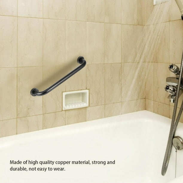 Fdit Apoyabrazos de ba?era de Cobre Negro Completo Barra de Apoyo de Metal para Mujeres Embarazadas y ni?os Apoyabrazos de Seguridad Ba?o de Hotel Pared Antideslizante Mango Bronce Negro 40Cm) Khall 3.1122E+12
