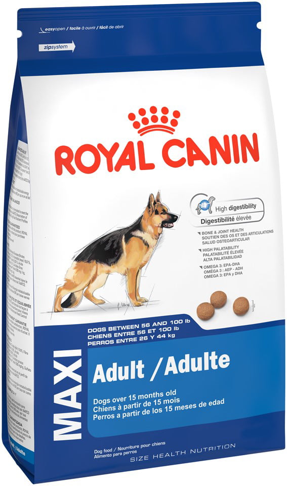 elf Vermelden schildpad Royal Canin Maxi Large Breed Adult Dry Dog Food, 35 lb - Walmart.com