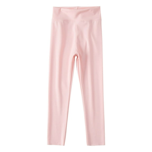 Otqutp Kids Casual Trousers Girls Compression Pants Kids Leggings Yoga Dance Sport Workout Running for Youth 2-11 Years