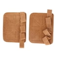 thumbnail image 1 of Double Layer Cowhide Gym Grip Pads, Weightlifting Exercise Training Gloves With Finger, 1 of 8