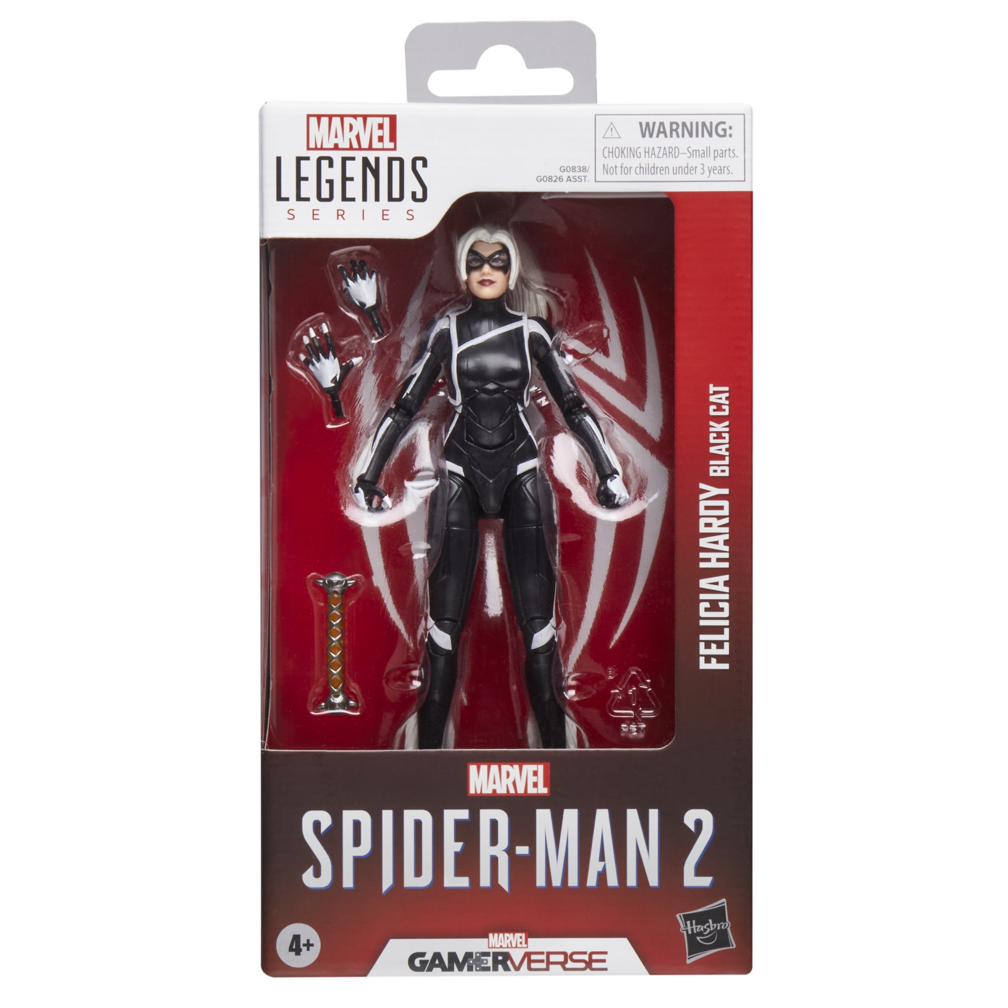 Marvel Legends Series Gamerverse Black Cat Felicia Hardy, 6" Spider-Man 2 Action Figure