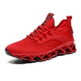 thumbnail image 2 of Men's Fashion Sneakers Breathable Mesh Running Shoes  Non Slip Soft Sole Casual Athletic Walking Shoes, 2 of 12