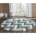 thumbnail image 2 of Safavieh Safavieh Kids Shag Ivory Shag Rug - Round 6'7", 2 of 2