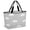 Gray, Slate, White, Mist, variant on Clouds Sky Beach Bag for Women, Large Breathable Mesh Beach Tote Bag, Cartoon Pink White Cloud Modern Simple Art Sandproof Lightweight Travel Bags for Vacation Picnic Swimming Pool 15.7"x15.7"x9.1"