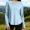 Blue, variant on Hfnxid Women's Sun Protection Tops Quick Dry Lightweight Long Sleeve Shirt Breathable Workout Jogger Shirts Summer Outdoor Hiking Tops