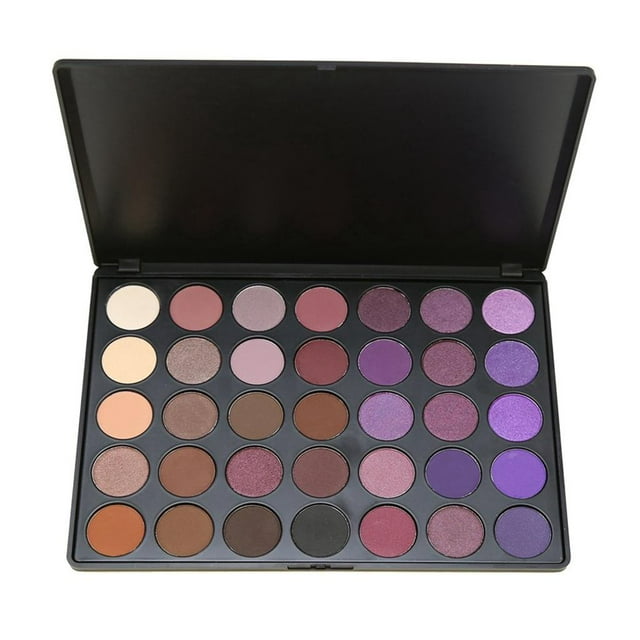 HILABEE 35 Colors Eyeshadow Palette Glitter Matte Shimmering Pigmented Eye Shadow 06