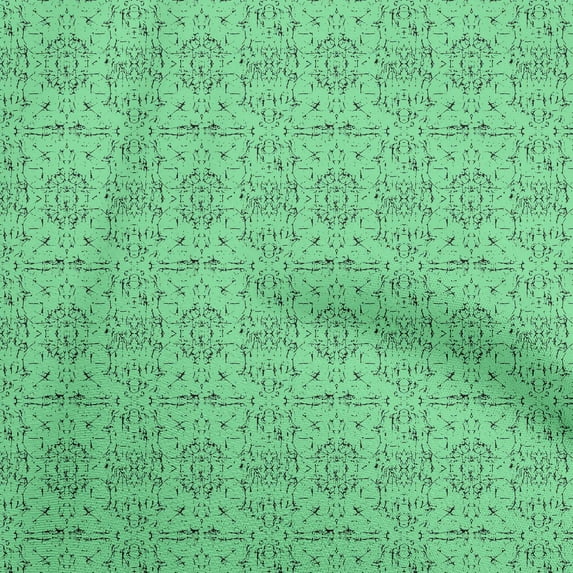 oneOone Rayon Sea Green Fabric Aian Batik Sewing Craft Projects Fabric Prints By Yard 56 Inch Wide