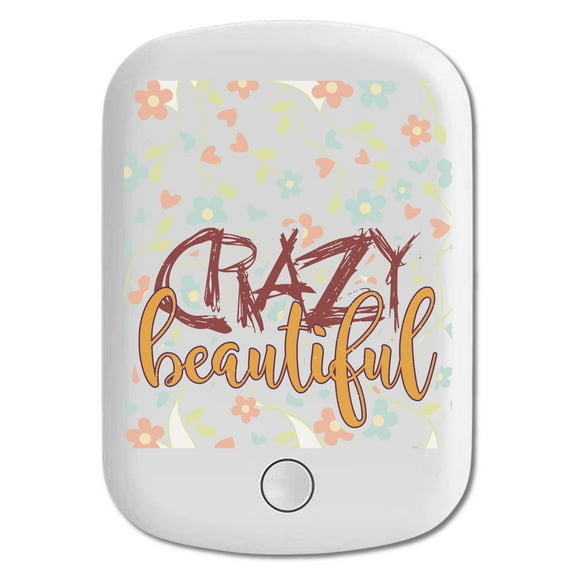 DistinctInk Magnetic Battery Pack, 5000 mAh Wireless Portable Charger with USB-C Cable, Compatible with MagSafe iPhone 14 / 13 / 12 Series - Crazy Beautiful