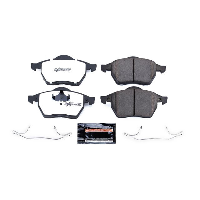Power Stop Front Z26 Street Warrior Carbon-Fiber Ceramic Brake Pad Set Z26-687