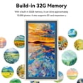 thumbnail image 4 of Marco de Fotos Digital eco4life Negro IPS FHD WiFi 21.5 Pulgadas 32 GB Control Remoto, 4 of 8