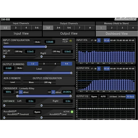AudioControl - 8-Channel Digital Matrix Processor - Black