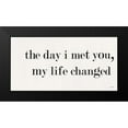 thumbnail image 2 of Jaxn Blvd. 14x9 Black Modern Framed Museum Art Print Titled - The Day I Met You, 2 of 5