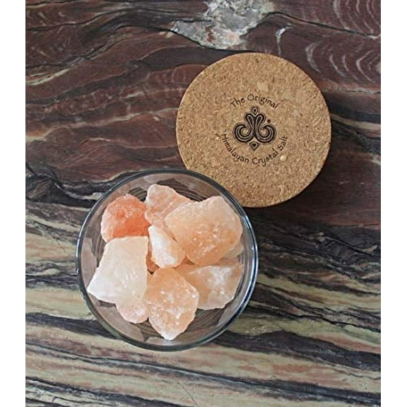 Original Himalayan Crystal Salt Stones in Sole Jar