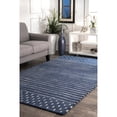 thumbnail image 2 of nuLOOM MTNR01A-406 Marlowe Stripes Navy 4' x 6' Area Rug, 2 of 3