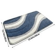 thumbnail image 3 of Blue Polyester Multifunctional Area Rug - 40x60cm Non-Slip Sofa, Coffee Table, Bedroom Mat for Living Room, Office, Home Decor, 3 of 6