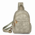 thumbnail image 2 of Women's Small PU Leather Backpack Purse, Convertible Sling Shoulder Bag, Fashion Multiway Ladies Bag, 2 of 10