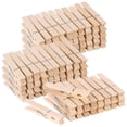 thumbnail image 1 of 100 Uds. Pinzas para ropa, pinzas de madera para ropa, Clips de madera resistentes de 3 pulgadas para colgar fotos de ropa al aire libre, 1 of 5