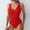 Red, variant on Hvot&aat Women One Piece Swimsuit Ruched Textured Ribbed Bathing Suit Solid Color High Waist One Piece Swimwear