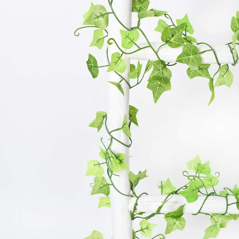 327 Ft Artificial Vines Fake Hanging Plants Leaves Ribbon Leaf